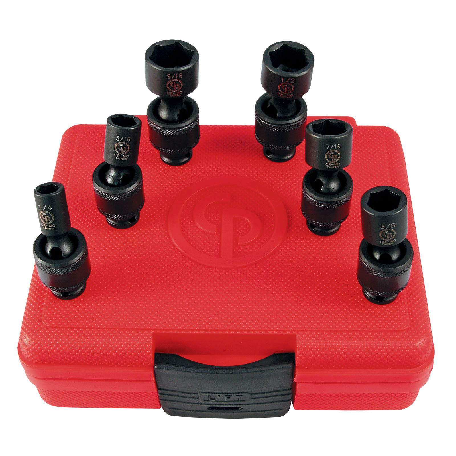 SS206U 1/4" Drive SAE/Imperial Universal Impact Socket Set - 6pcs